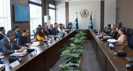 13-10-2023, Islamabad: MD USAID Ms Kate Somvongsiri called on Chairman NDMA Lt General Inam Haider Malik at NDMA HQs